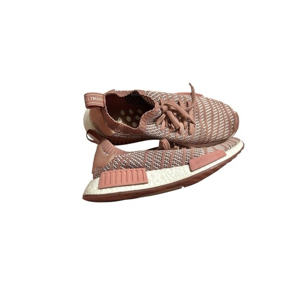 Adidas Womens NMD R1 Primeknit STLT Ash Pink Athletic Comfort Running Size 10 - Picture 4 of 8